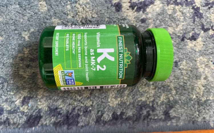 Finest Nutrition Vitamin K2 As Mk-7 100 Mcg