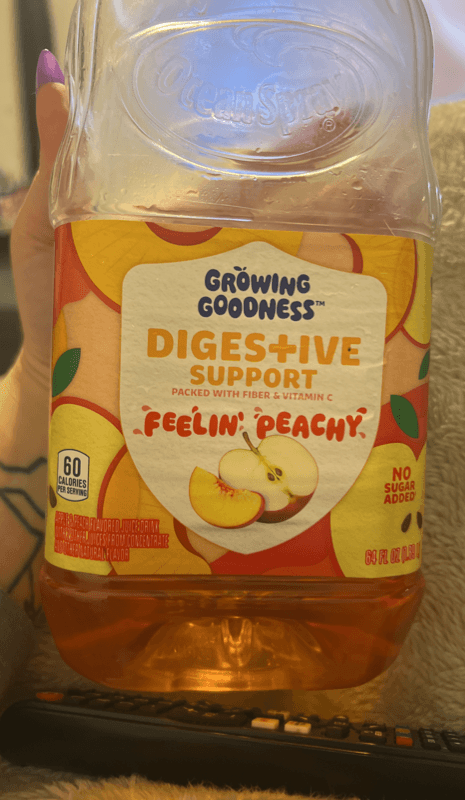 Growing Goodness Digestive Support Feelin Peachy