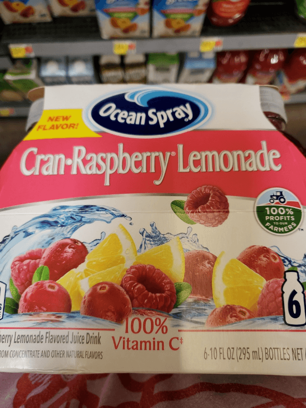 Ocean Spray Cran-Raspberry Lemonade Juice Drink, 6 Bottles