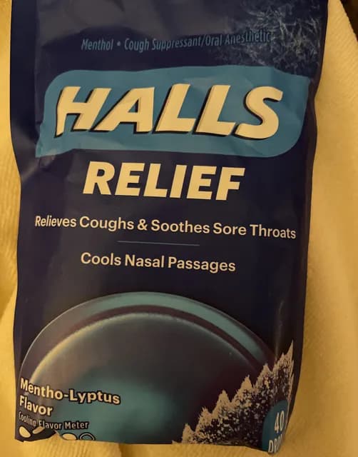 Halls Relief Mentho-Lyptus Flavor