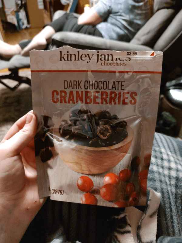 Kinley James Chocolates Dark Chocolate Cranberries