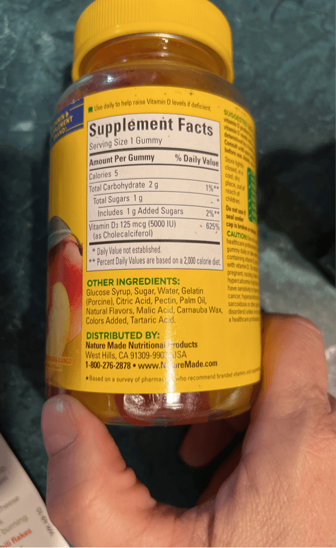 Nature Made Vitamin D3 Gummies