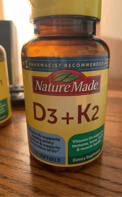 Nature Made D3 + K2 Softgels
