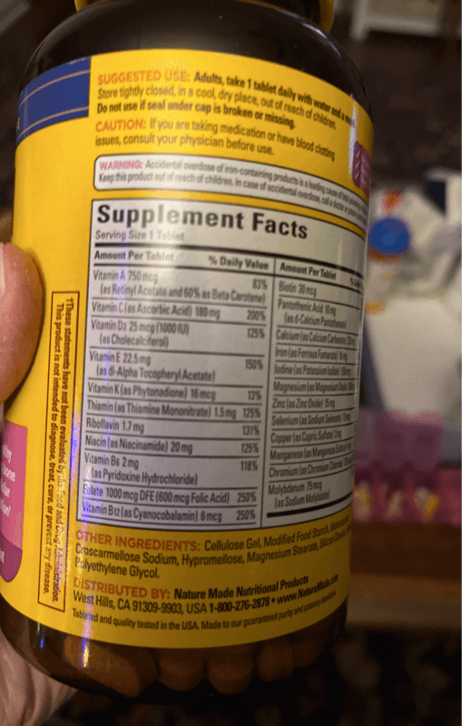 Nature Made Multi For Her Multivitamins