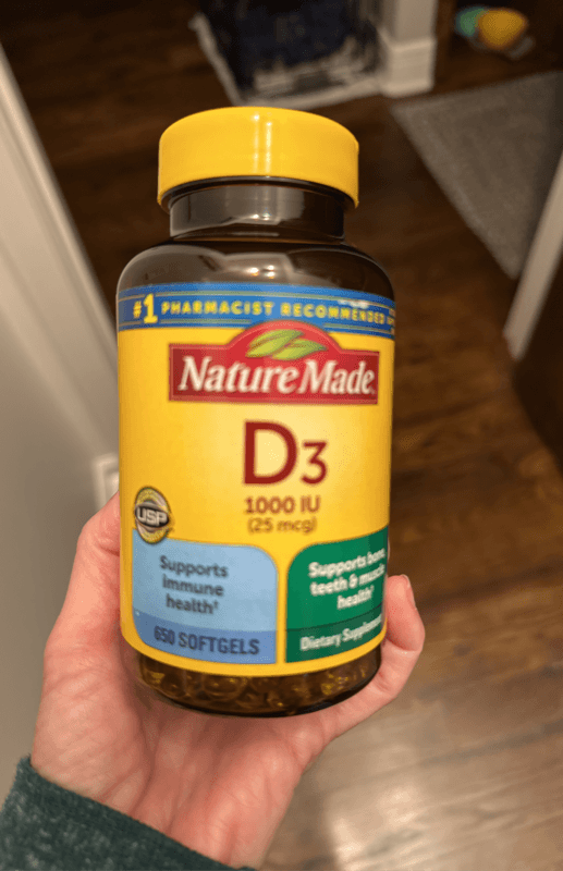 Nature Made D3 1000 Iu (25 Mcg) 650 Softgels