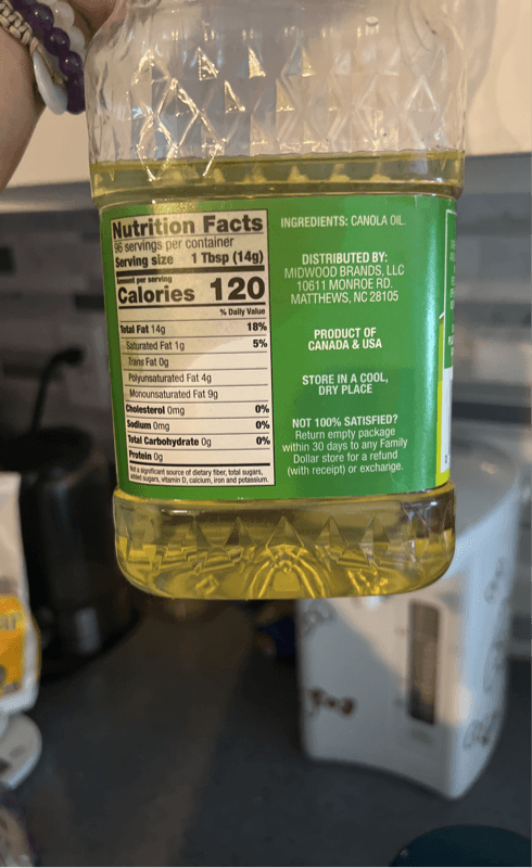 Chestnut Hill 100% Canola Oil