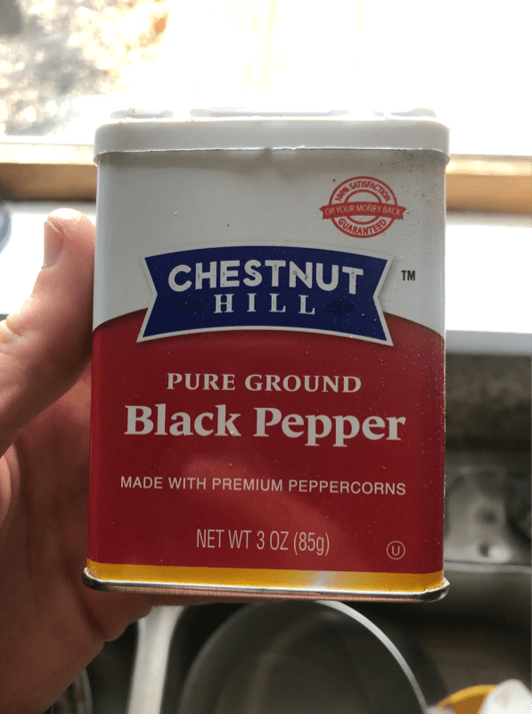Chestnut Hill Pure Ground Black Pepper