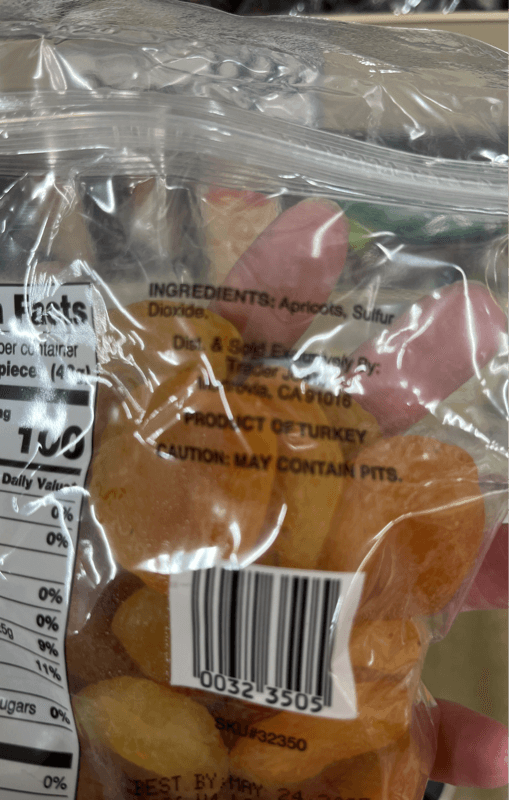 Trader Joe'S Dried Apricots
