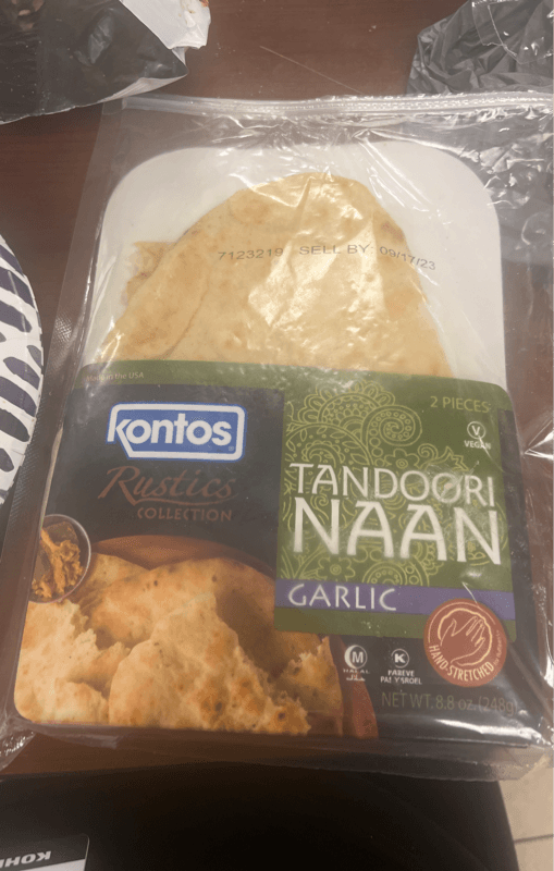 Kontos Garlic Tandoori Naan