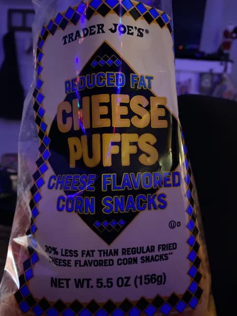 Is it Vegan? Trader Joe's Reduced Fat Cheese Puffs