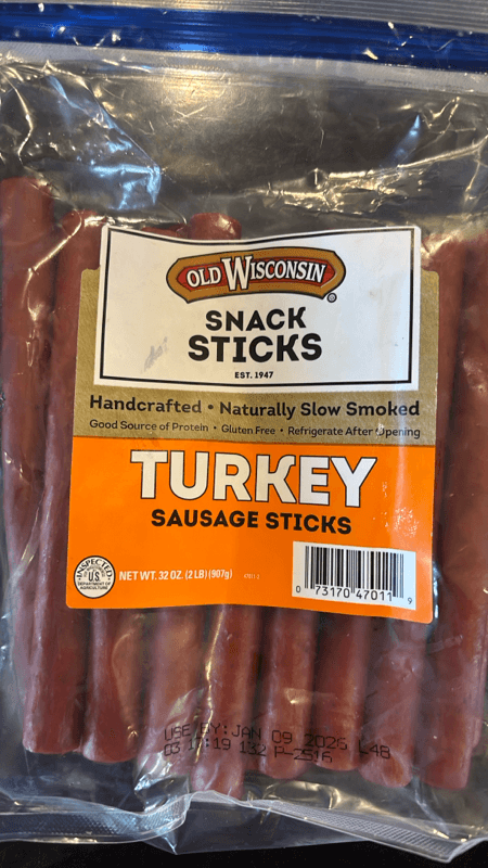 Old Wisconsin Turkey Sausage Snack