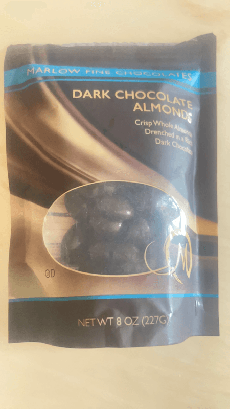 Marlow Fine Chocolates Dark Chocolate Almonds