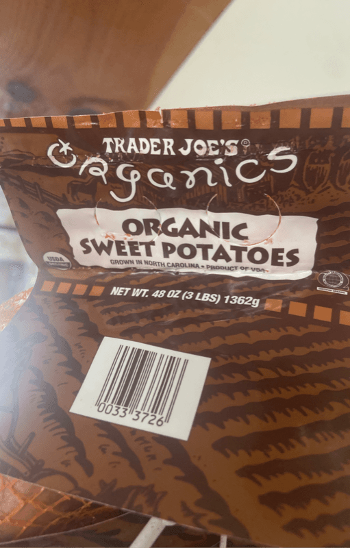 Trader Joe'S Organic Sweet Potatoes