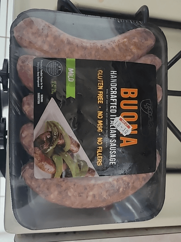Buona Handcrafted Italian Sausage Mild