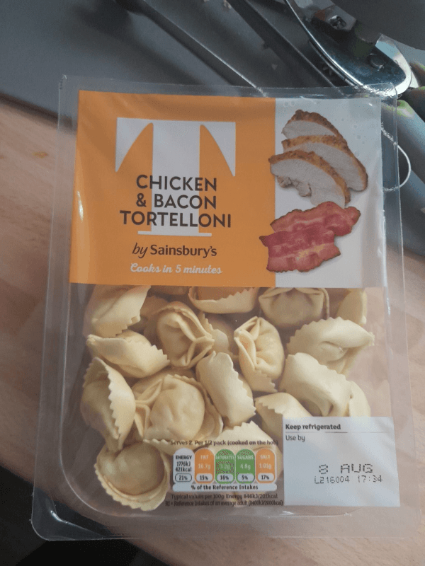Sainsbury'S Chicken & Bacon Tortelloni