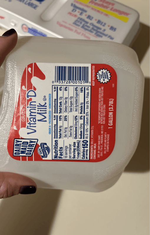 Dairy Maid Dairy Grade A Vitamin D Milk