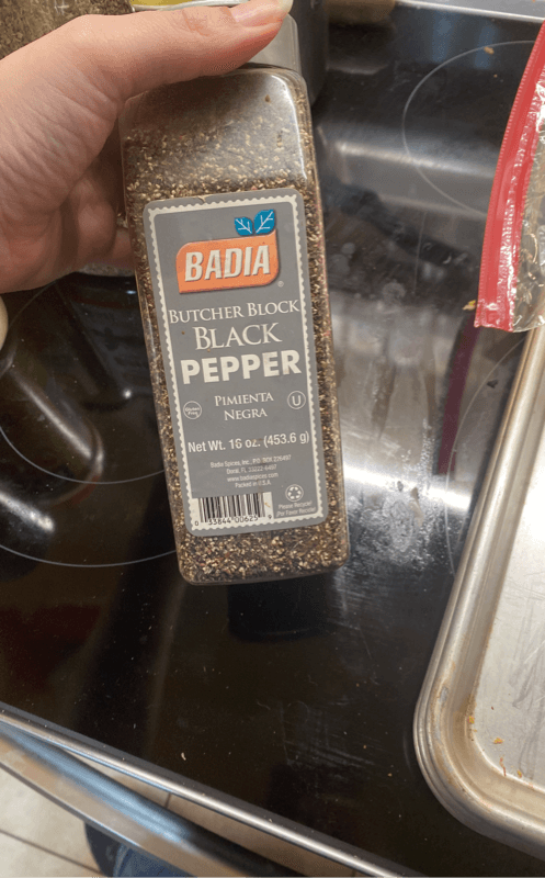 Badia Butcher Block Black Pepper