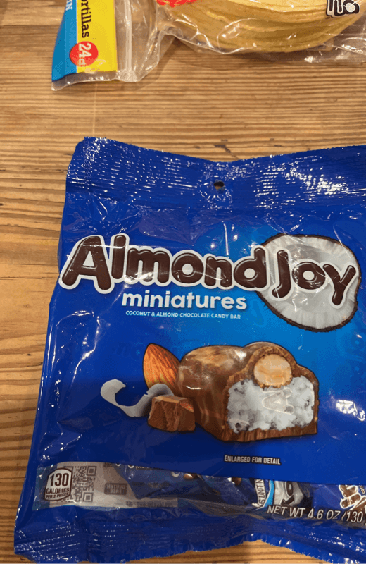Almond Joy Miniatures Coconut & Almond Chocolate Candy Bar