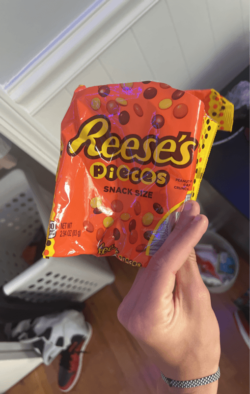 Reese'S Pieces Snack Size Peanut Butter Candy In A Crunchy Shell