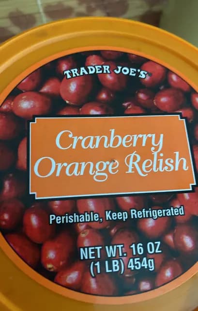 Trader Joe'S Cranberry Orange Relish