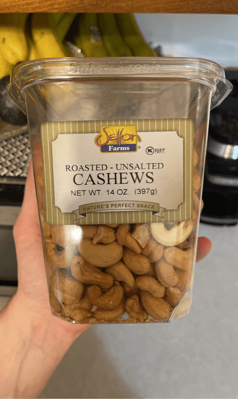 Setton Farms Roasted - Unsalted Cashews