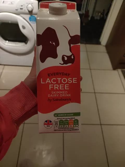 Sainsbury'S Everyday Lactose Free Skimmed Dairy Drink