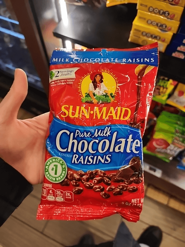 Sun Maid Pure Milk Chocolate Raisins