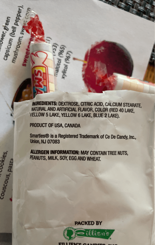 Eillien'S Smarties Candy
