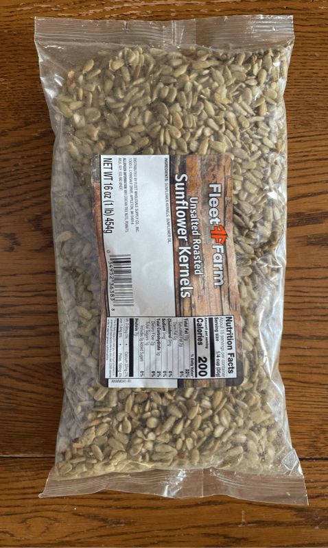 Fleet Farm Unsalted Roasted Sunflower Kernels