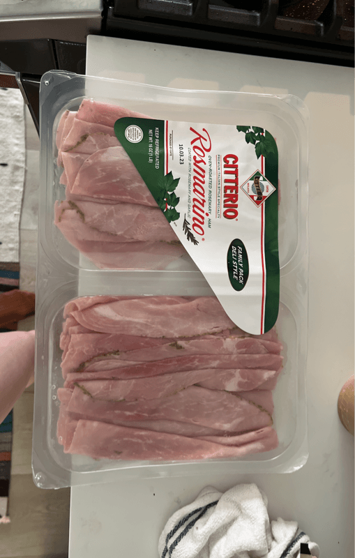 Citterio Rosmarino Oven-Roasted Rosemary Ham Coated With Rosemary And Garlic