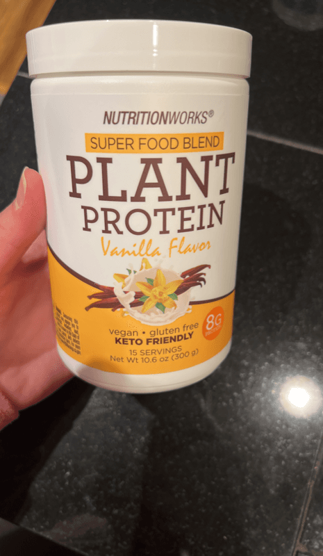 Nutrition Works Superfood Blend Plant Protein Vanilla Flavor