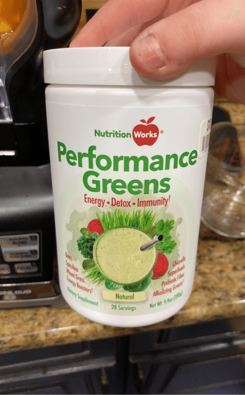 Nutrition Works Performance Greens Energy-Detox-Immunity Naturals