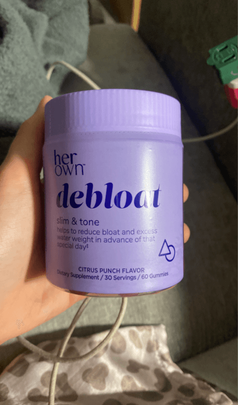 Her Own Debloat Gummies Citrus Punch Flavor