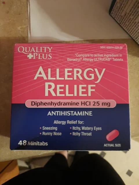 Quality Plus Allergy Relief Antihistamine