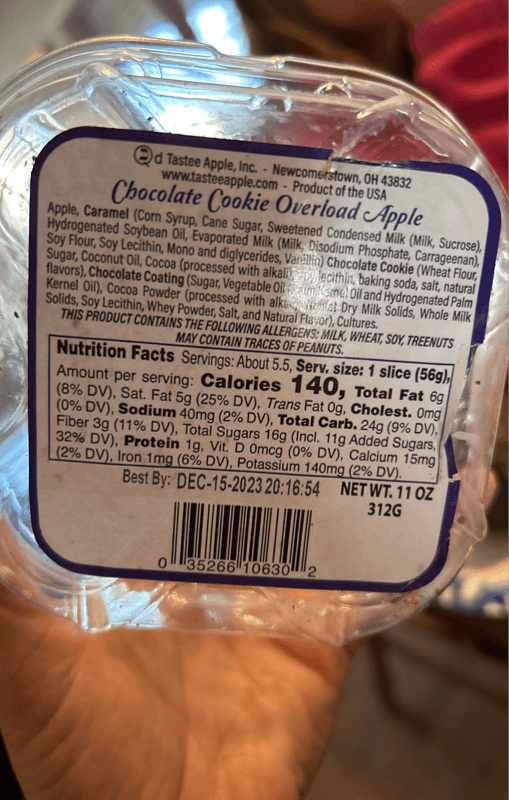 Tastee Savor The Season Chocolate Cookie Overload Apple