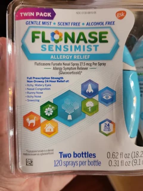 Flonase Sensimist Allergy Relief Twin Pack Nasal Spray 120 Sprays