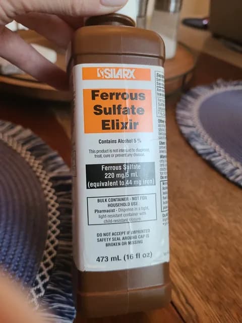 Silarx Ferrous Sulfate Elixir