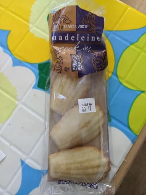 Is it Caffeine Free? Trader Joe's Madeleine Cookies