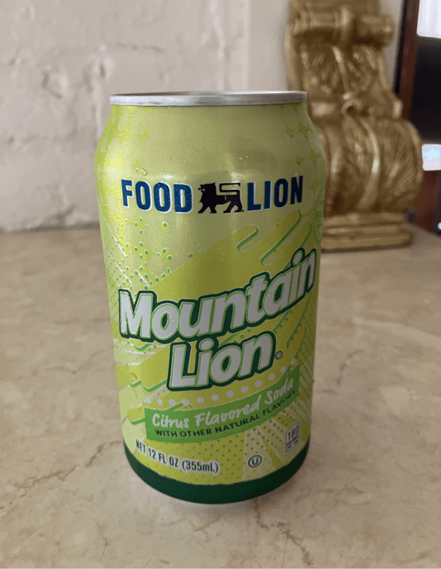Food Lion Mountain Lion Citrus Soda