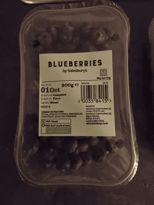 Sainsbury'S Blueberries