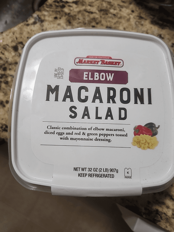 Market Basket Elbow Macaroni Salad