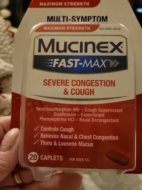 Mucinex Fast-Max Severe Congestion & Cough Caplets