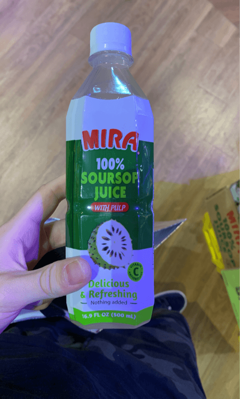Mira 100% Soursop Juice With Pulp