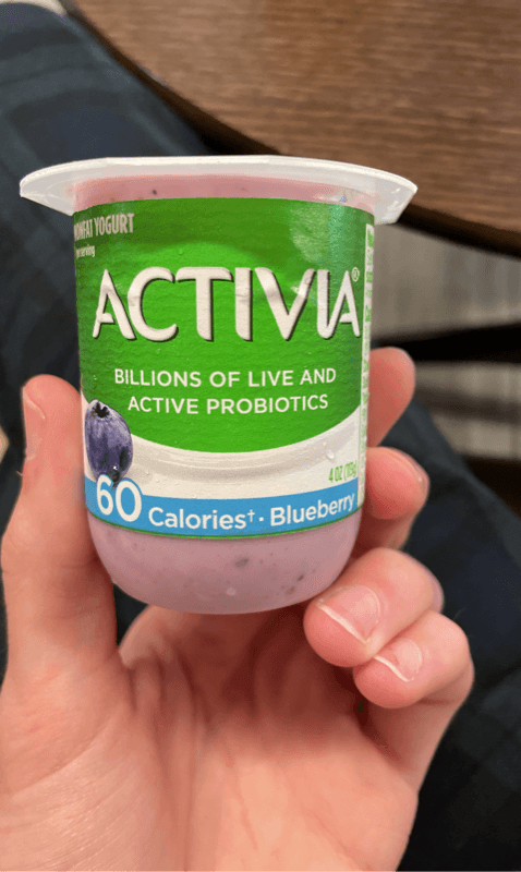 Activia Nonfat Blueberry Yogurt