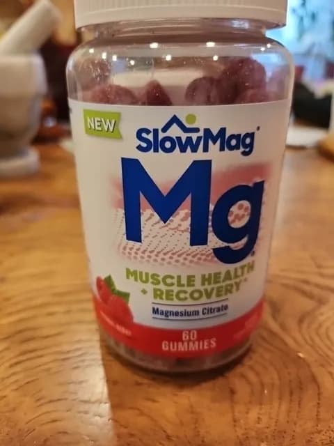 Slowmag Mg Natural Berry Magnesium Citrate Muscle Health + Recovery* 60 Gummies