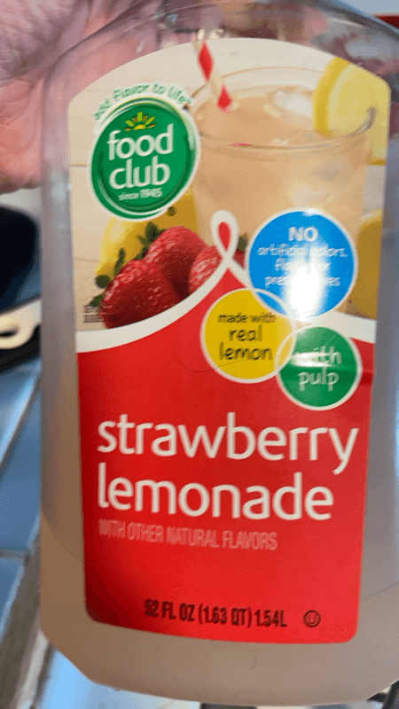 Food Club Strawberry Lemonade
