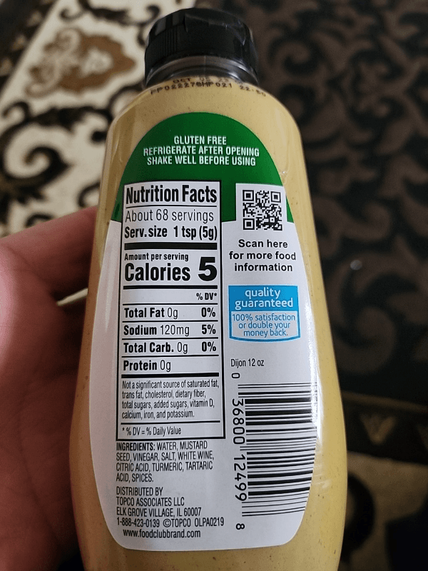 Food Club Dijon Mustard