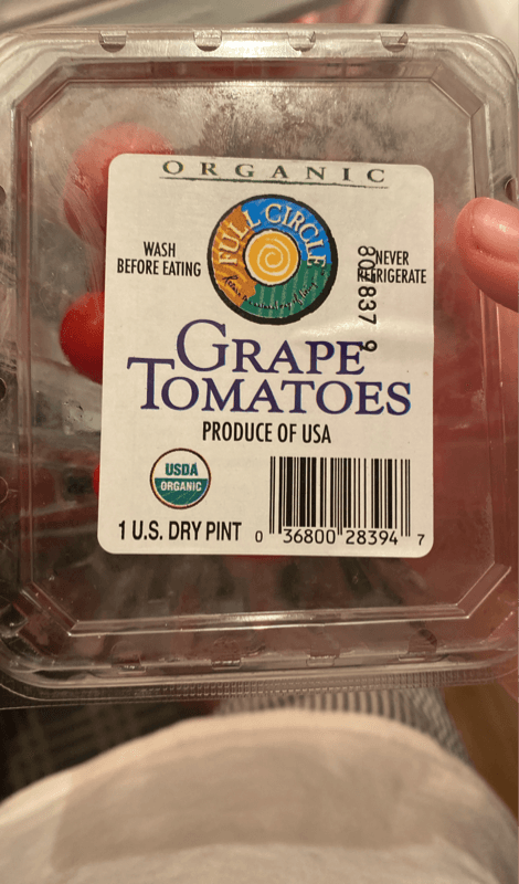 Full Circle Organic Grape Tomatoes