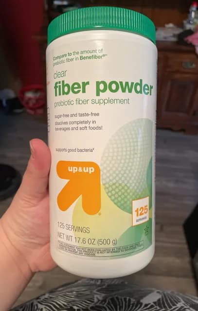 Up & Up Clear Fiber Powder