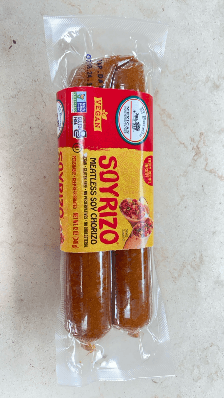 El Burrito Mexican Food Products Corp. Soyrizo Meatless Soy Chorizo